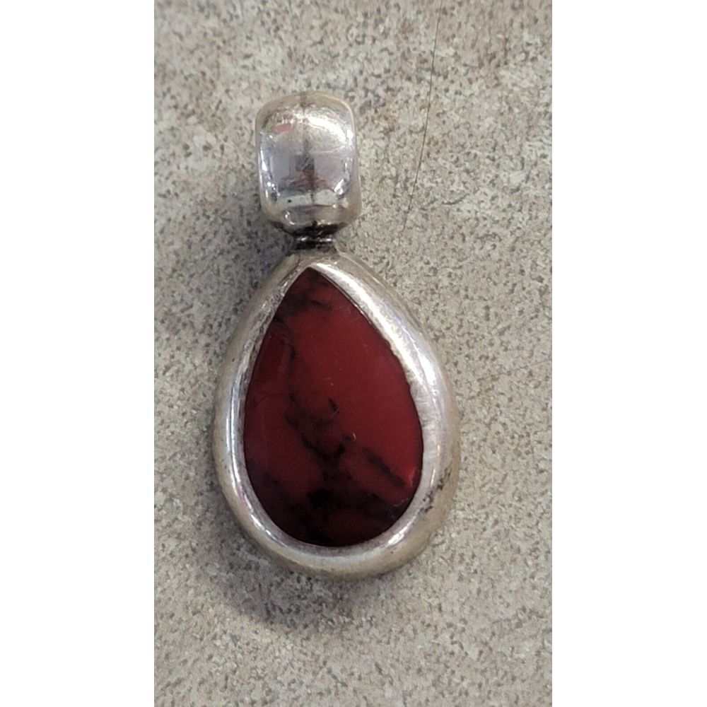 Mexixo Red Jasper .925 Sterling Pendant